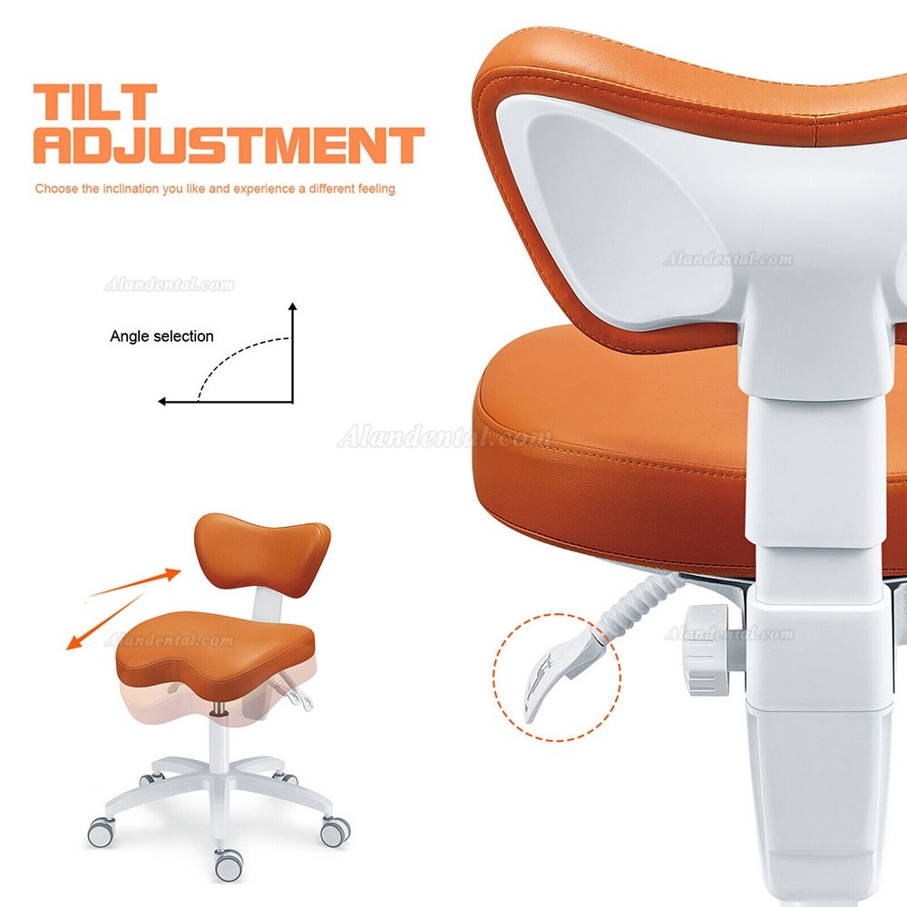 TYTC PLST-060 Dental Assisting Chairs Ergonomic Dentist Stool (Seat Cushion/Backrest Angle Adjustable)